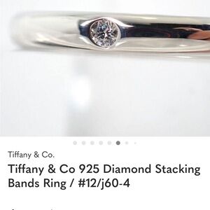 Tiffany & Co. Peretti Sterling Silver Ring in mint condition size 7
